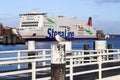 Kiel, Germany - 27.December 2022: The MS Stena Scandinavica ferry boat docked in the port of Kiel