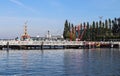 Kiel, Germany - 27.December 2022: The MS Stena Scandinavica ferry boat docked in the port of Kiel