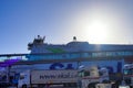 Kiel, Germany - 27.December 2022: The MS Stena Scandinavica ferry boat docked in the port of Kiel