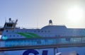 Kiel, Germany - 27.December 2022: The MS Stena Scandinavica ferry boat docked in the port of Kiel