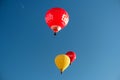 During the Kieler Woche 2019 Hot Air Balloons take off at the International Willer Balloon Sail. Royalty Free Stock Photo