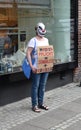 Kiel, Germany - June 20, 2020. Protest against the compulsory use of face masks.