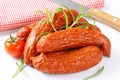 Kielbasa sausages Royalty Free Stock Photo