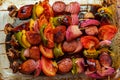 Kielbasa Shish Kebab Skewers