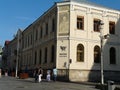 KIELCE , POLAND -SIENKIEWICZA STREET IN THE CITY CENTER OF KIELCE