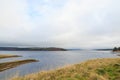 Kielder England: January 2022: Kielder Reservoir view from Rushy Knowe Royalty Free Stock Photo