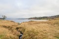 Kielder England: January 2022: Kielder Reservoir view from Rushy Knowe Royalty Free Stock Photo