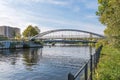 Kieler bridge over the Berlin-Spandau shipping canal in Berlin, Germany