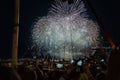 Kieler Woche (Kiel Week Fireworks 2 Royalty Free Stock Photo