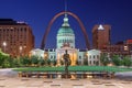 Kiener Plaza Park in St. Louis Royalty Free Stock Photo