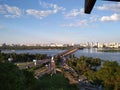 Kiev, city, Botanical Garden, Dnepr