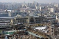 kiev city, aerial view