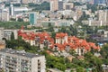 Kiev cityscape from above, downtown cityscape, capital of Ukraine