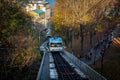 Kiev funicular. Autumn in the city