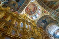 Kiev golden interior church