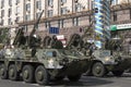 In Kiev on Khreshchatyk military parade