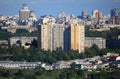 Kiev Kyiv from above. New modern high-rise apartment building Royalty Free Stock Photo