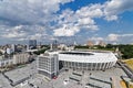 KIEV KYIV, UKRAINE - JULY 14: Aerial view of National Olympic stadium NSC Olimpiysky on July 14, 2012 in Kiev, Ukraine