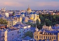 Kiev panorama with Volodymyrsky cathedral,Ukraine