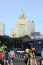 Kiev railway station square in Moscow