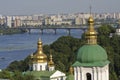 Kiev skyline and monastery