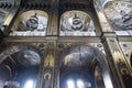 Rich decorated interior of the St Volodymyr`s Cathedral in Kiev, Ukraine