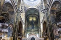 Rich decorated interior of the St Volodymyr`s Cathedral in Kiev, Ukraine