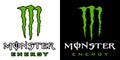 Kiev, Ukraine - April 11, 2023: Set Monster Energy drink icons, carbonated alcohol drink logo Monster Energy. Editorial vector