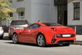 Kiev, Ukraine. August 28, 2017. Exclusive private supercar in the center of the city. Ferrari California