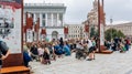 Kiev, Ukraine, 5 August 2022: farewell to the hero, solemn funeral and farewell ceremony, Khreshchatyk street and Maidan