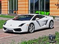 Kiev, Ukraine. 6 August 2010. Lamborghini Gallardo LP 560-4 560hp. White