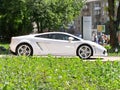 Kiev, Ukraine. 6 August 2010. Lamborghini Gallardo LP 560-4 560hp. White