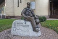 Kiev, Ukraine - August 30, 2016: Monument of Firefighters - liquidators of consequences of the Chernobyl