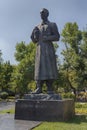 Kiev, Ukraine - August 09, 2017: Monument to the Ukrainian philosopher Grigory Skovoroda
