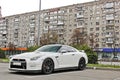 Kiev, Ukraine - August 24, 2017: Nissan GTR R35, japanese supercar in the Ukrainian city