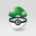 Kiev, Ukraine - 02 august, 2016: pokeball from PokemonGo