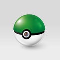 Kiev, Ukraine - 02 august, 2016: pokeball from PokemonGo