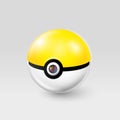 Kiev, Ukraine - 02 august, 2016: pokeball from PokemonGo