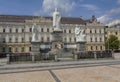 Kiev, Ukraine - August 21, 2018: Princess Olga Monument on Mykhailivska Square