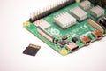 Kiev, Ukraine - August 13th, 2020: Prototyping board Raspberry Pi 4 Royalty Free Stock Photo