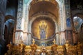 The Virgin Orans fresco over the altar at Saint Sophia Cathedral interior - Kiev, Ukraine