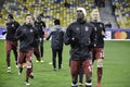 KIEV, UKRAINE - DEC 06: Besiktas football coaching during the UEFA Champions League match between Dynamo Kiev vs