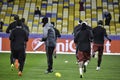 KIEV, UKRAINE - DEC 06: Besiktas football coaching during the UEFA Champions League match between Dynamo Kiev vs