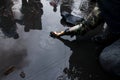 KIEV, UKRAINE - February 19, 2014: Mass anti-government protests