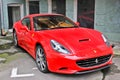 Kiev, Ukraine; 14 May 2011, Ferrari California on the street Royalty Free Stock Photo