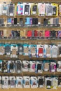 Kiev, Ukraine. January 15 2019 Colorful iPhone And Samsung Phone Cases For Sale In Mobile Phones Stores. Different design of Royalty Free Stock Photo