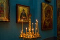 Icons and interior of St. Michael`s Church