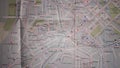 KIEV, UKRAINE - JANUARY 14, 2020: Old collection of maps and atlases