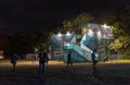 Night Borjomi booth at Atlas Weekend Festival in Kiev, Ukraine