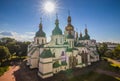 Kiev, Ukraine - July 18 2020- Saint Sophia Cathedral in Kiev, Ukraine. It is part of the World Heritage Site - Kiev. Sofievska